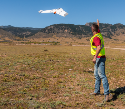 Frontier Precision Technician Test Flies The Delair UX11 UAV