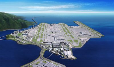 Artists Impression Of Expanded HK Airport