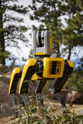 Boston Dynamics Spot Robot With Trimble X7 3D Scanning System 267x400