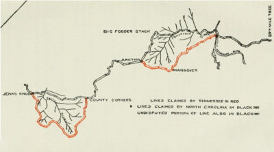 Map Of Disputed Sections