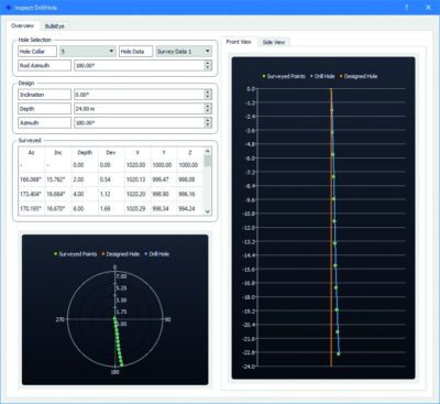 A Generated Report Of A Borehole Measurement Using The Boretrak2 400x367