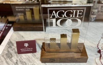 Aggie 100 Trophy 2020 Aggie100 Advanced Geodetic Surveys Inc.