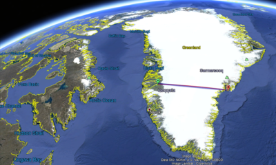 Nanok Map Greenland GPS Zoomed