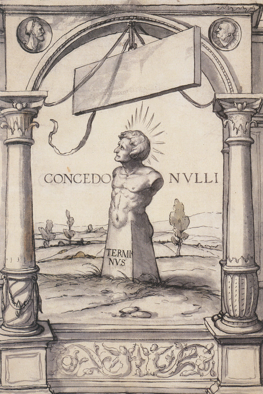 Design For A Stained Glass Window With Terminus By Hans Holbein The Younger