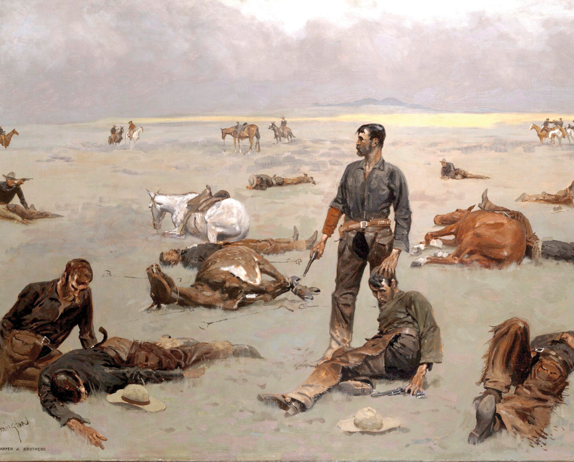 USE What An Unbranded Cow Has Cost By Frederic Remington 1895