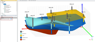 Surfer 3DView Contact Surfaces