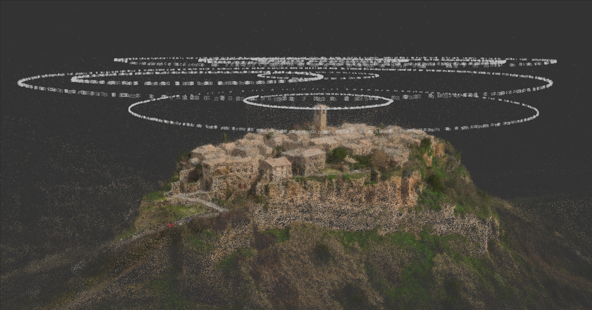 Civita Splat Processing Lateral View